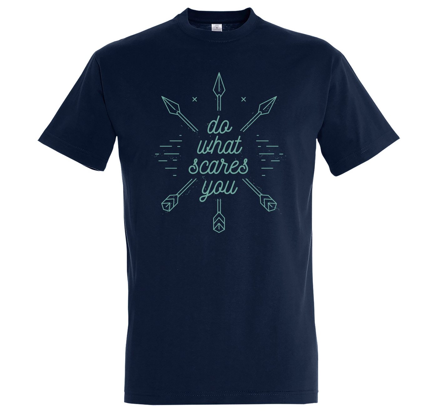 Youth Designz T-Shirt Do What Scares You" Herren Shirt mit trendigem Frontprint" von Youth Designz