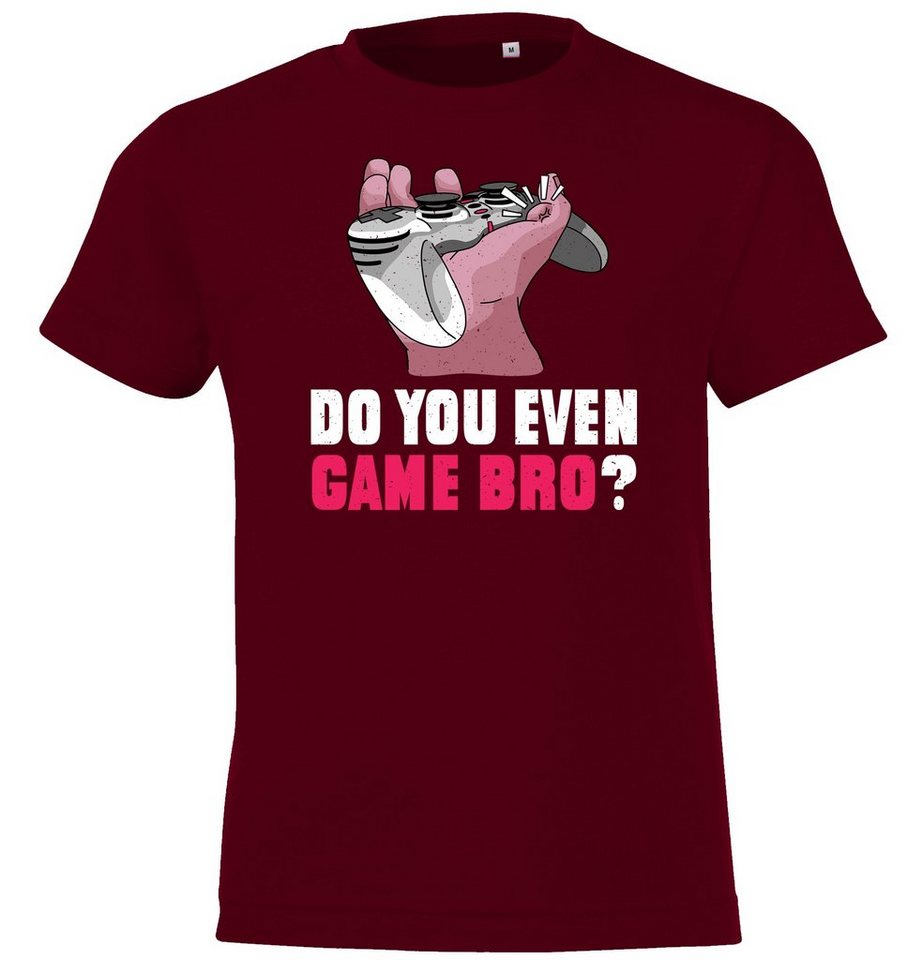 Youth Designz T-Shirt Do You Even Game Bro?" Kinder Shirt mit lustigem Gamer Frontprint" von Youth Designz