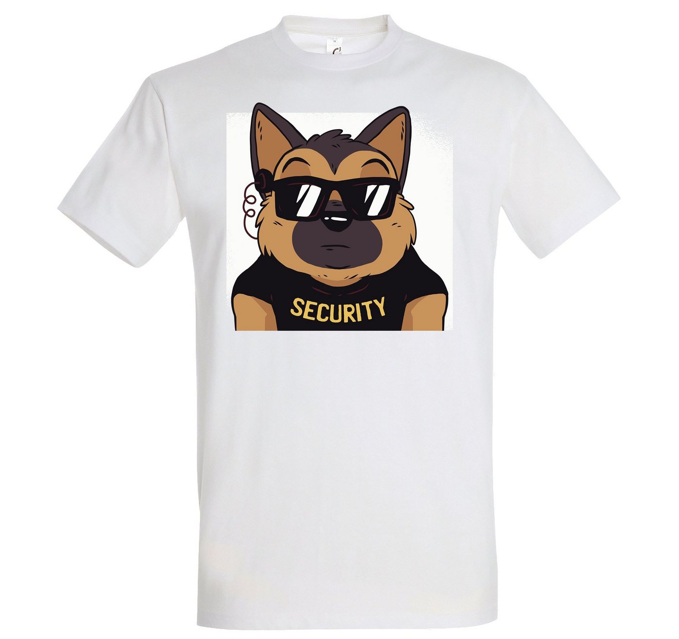 Youth Designz T-Shirt Dog Security Herren Shirt mit trendigem Frontprint Youth Designz T-Shirt Dog Security Herren Shirt mit trendigem Frontprint von Youth Designz