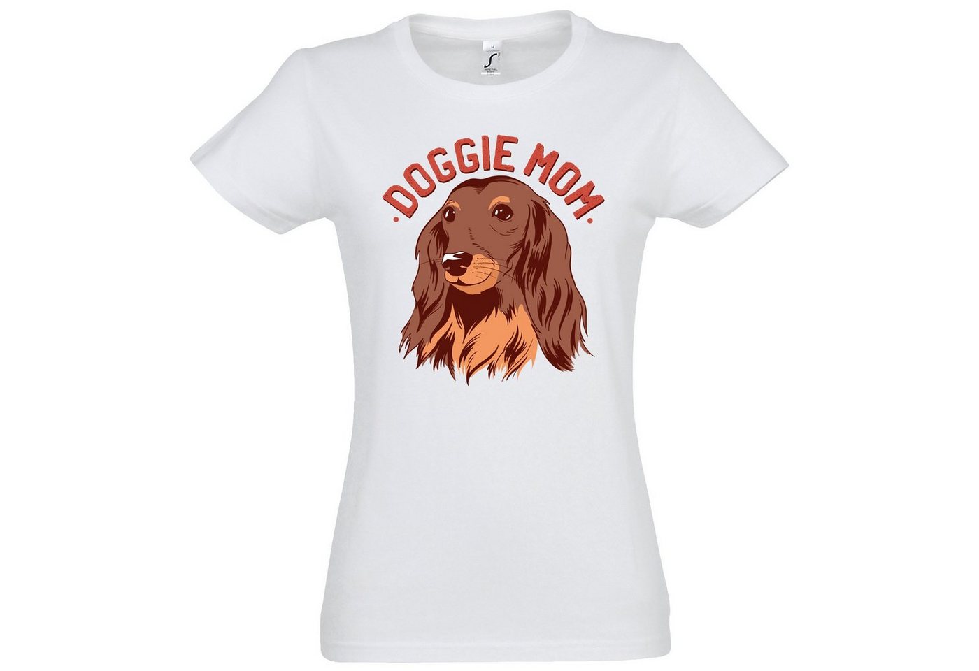 Youth Designz T-Shirt Doggie Mom Hundemama Damen Shirt mit lutsigem Hunde Motiv von Youth Designz