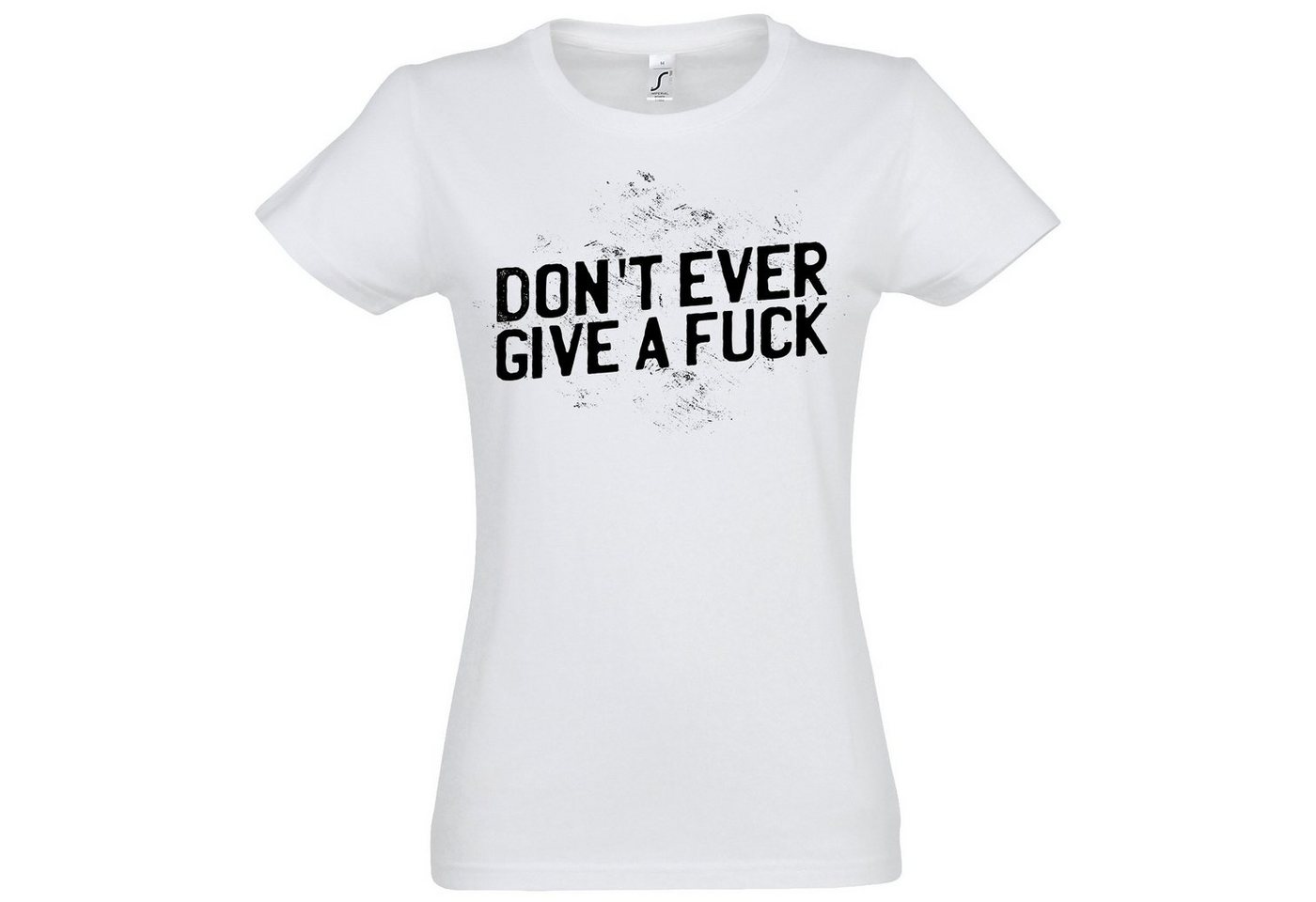 Youth Designz T-Shirt Don´t ever give a f*ck" Damen T-Shirt mit modischem Print" von Youth Designz