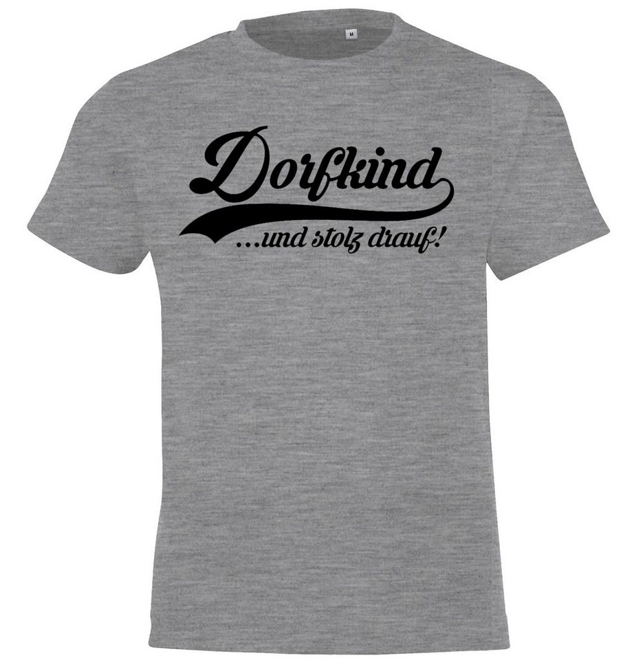 Youth Designz T-Shirt Dorfkind Kinder Shirt für Jungen und Mädchen mit lustigem Frontprint von Youth Designz