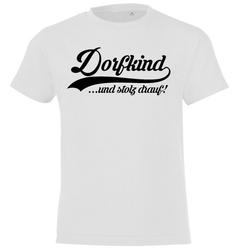 Youth Designz T-Shirt Dorfkind Kinder Shirt für Jungen und Mädchen mit lustigem Frontprint von Youth Designz