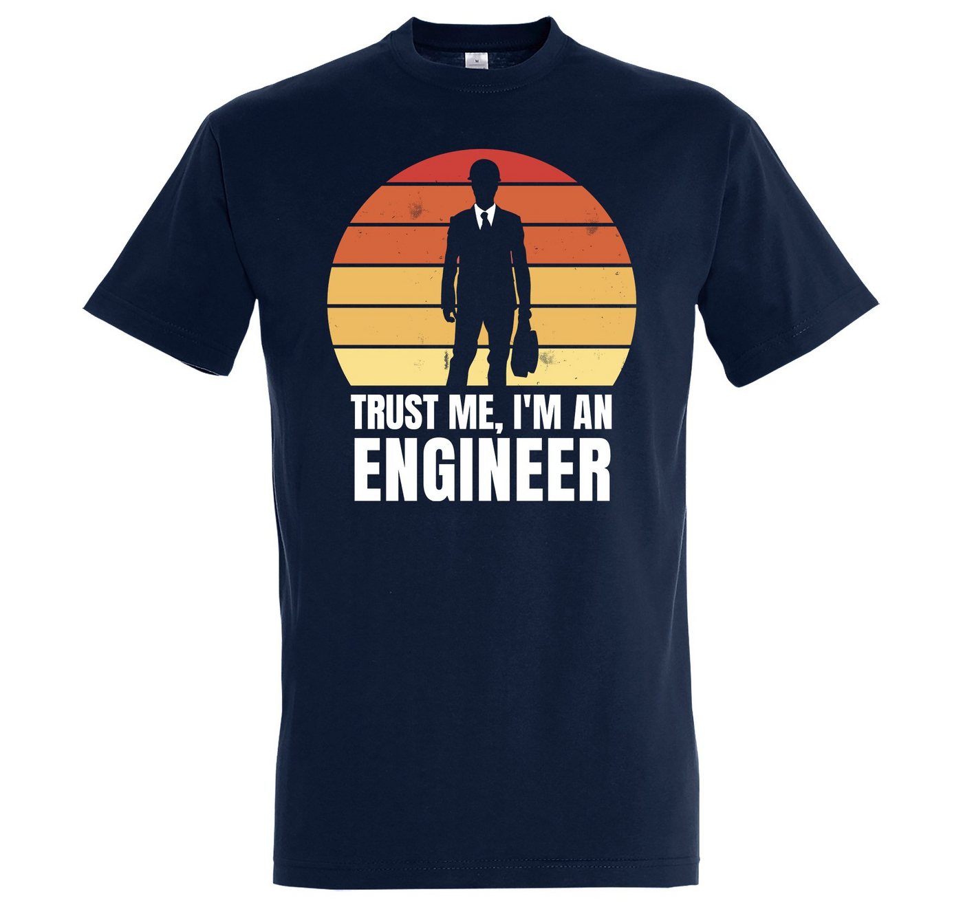 Youth Designz T-Shirt Engineer Herren Shirt mit trendigem Ingenieur Frontdruck von Youth Designz