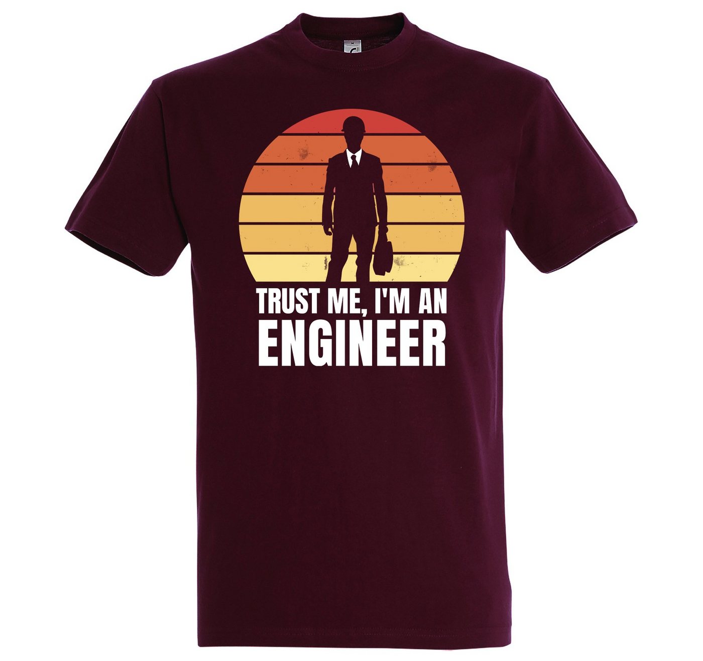 Youth Designz T-Shirt Engineer Herren Shirt mit trendigem Ingenieur Frontdruck von Youth Designz