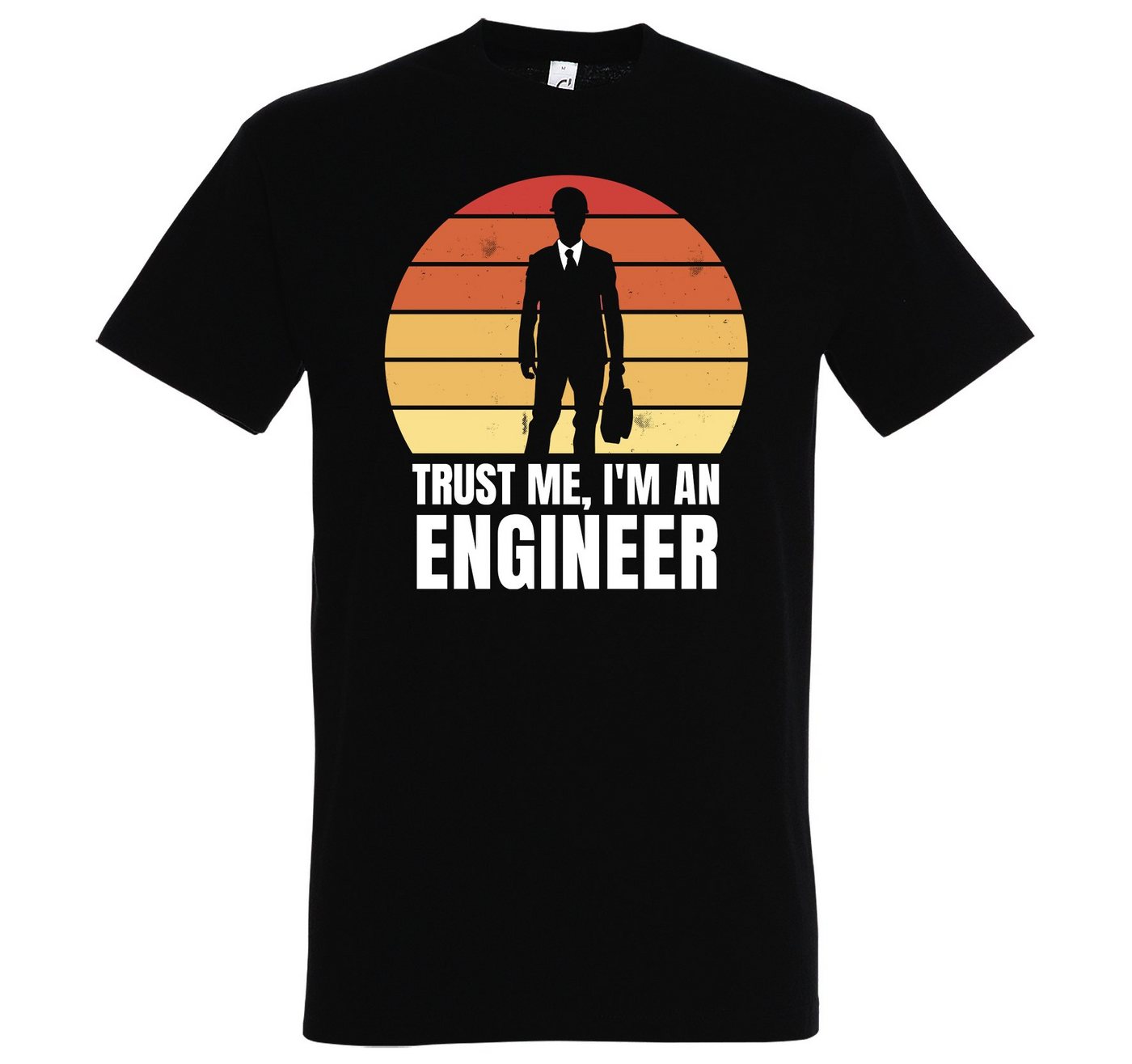 Youth Designz T-Shirt Engineer Herren Shirt mit trendigem Ingenieur Frontdruck von Youth Designz