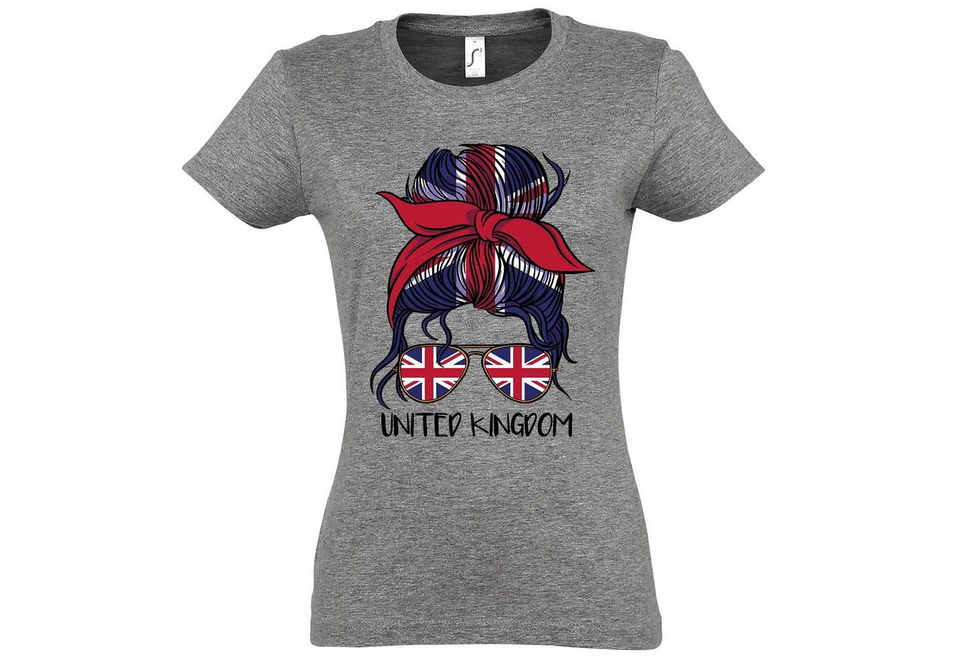 Youth Designz T-Shirt England UK Britain Flagge Damen Shirt mit trendigem Motiv Youth Designz T-Shirt England UK Britain Flagge Damen Shirt mit trendigem Motiv von Youth Designz