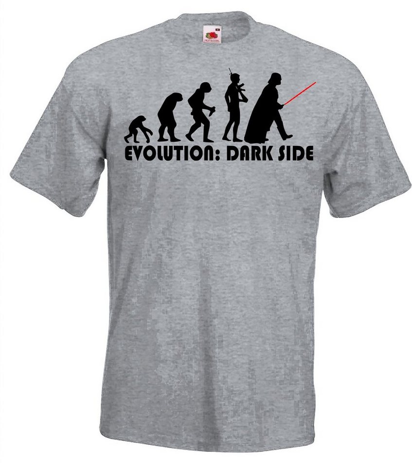 Youth Designz T-Shirt Evolution Dark Side Herren Fun T-Shirt von Youth Designz