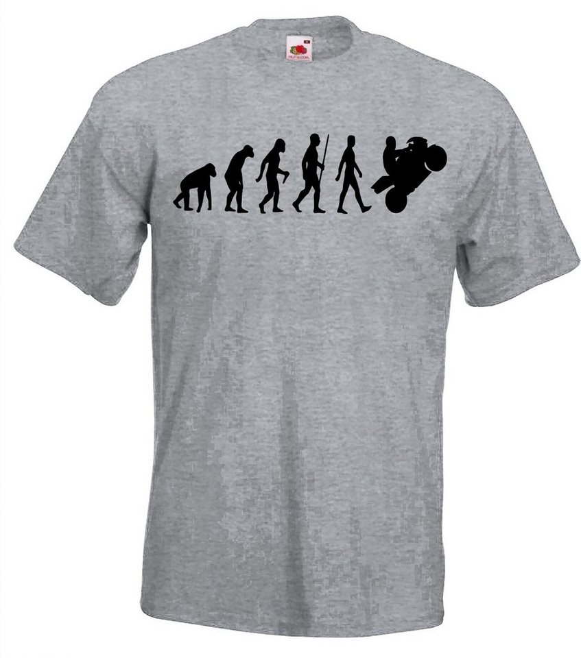 Youth Designz T-Shirt Evolution Motorrad Herren T-Shirt mit modischen Frontprint Youth Designz T-Shirt Evolution Motorrad Herren T-Shirt mit modischen Frontprint von Youth Designz