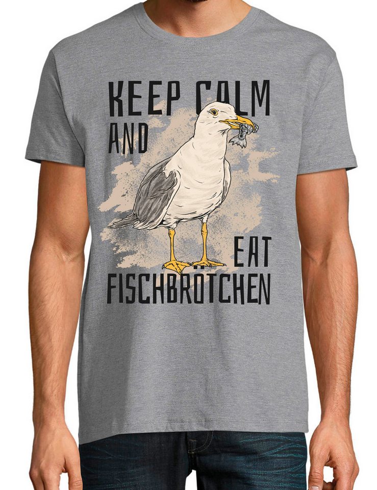 Youth Designz T-Shirt Fischbrötchen Herren T-Shirt mit trendigem Motiv von Youth Designz