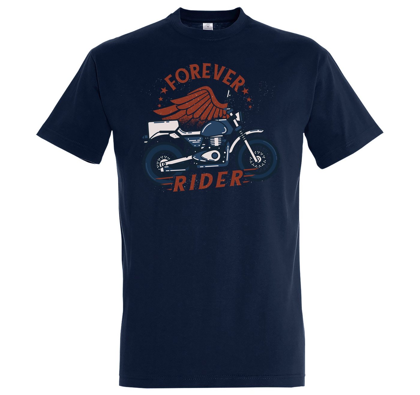 Youth Designz T-Shirt Forever Rider Herren Shirt mit trendigem Frontprint von Youth Designz