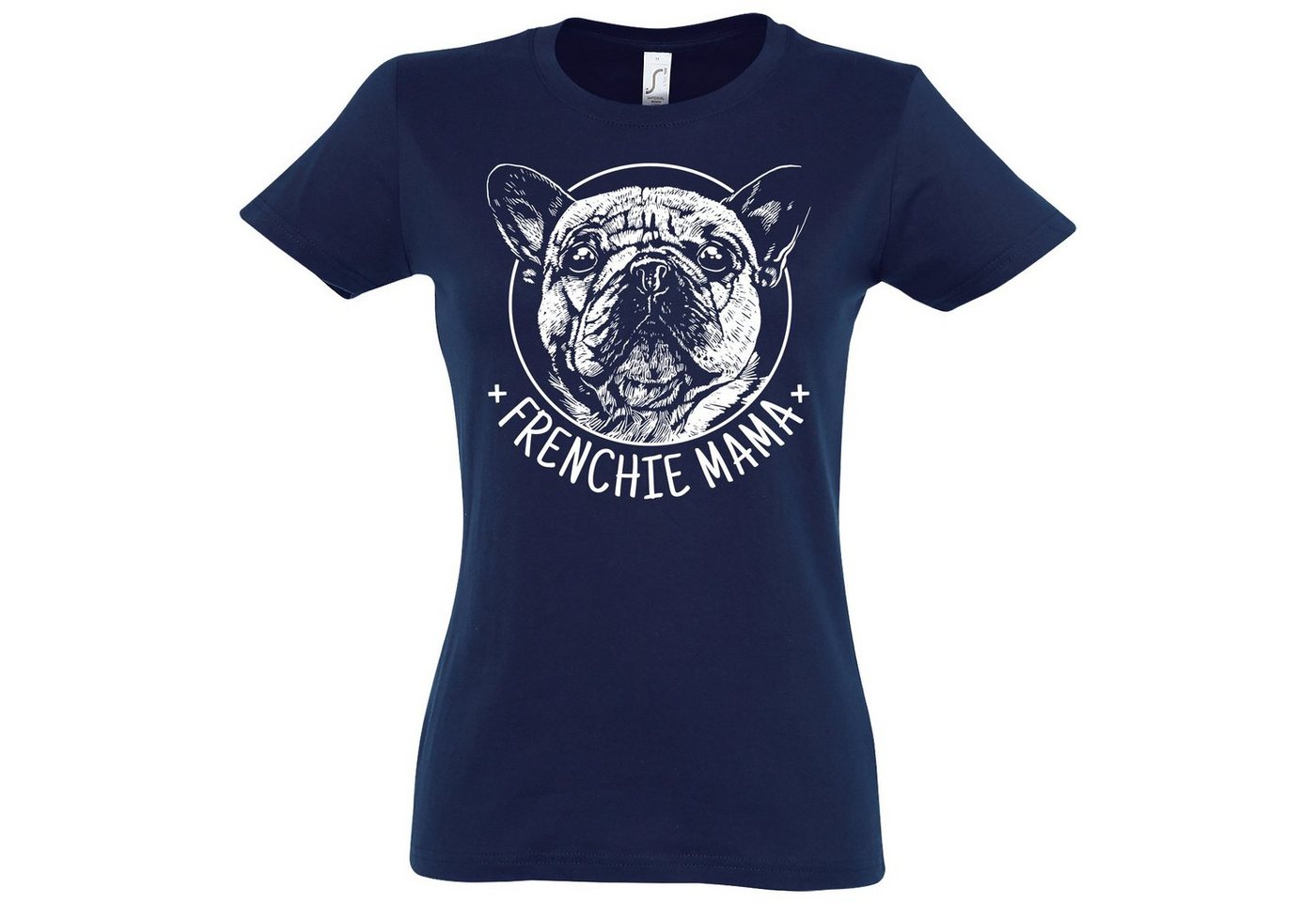 Youth Designz T-Shirt Frenchie Bulldog Mama Damen Shirt Mit modischem Print von Youth Designz