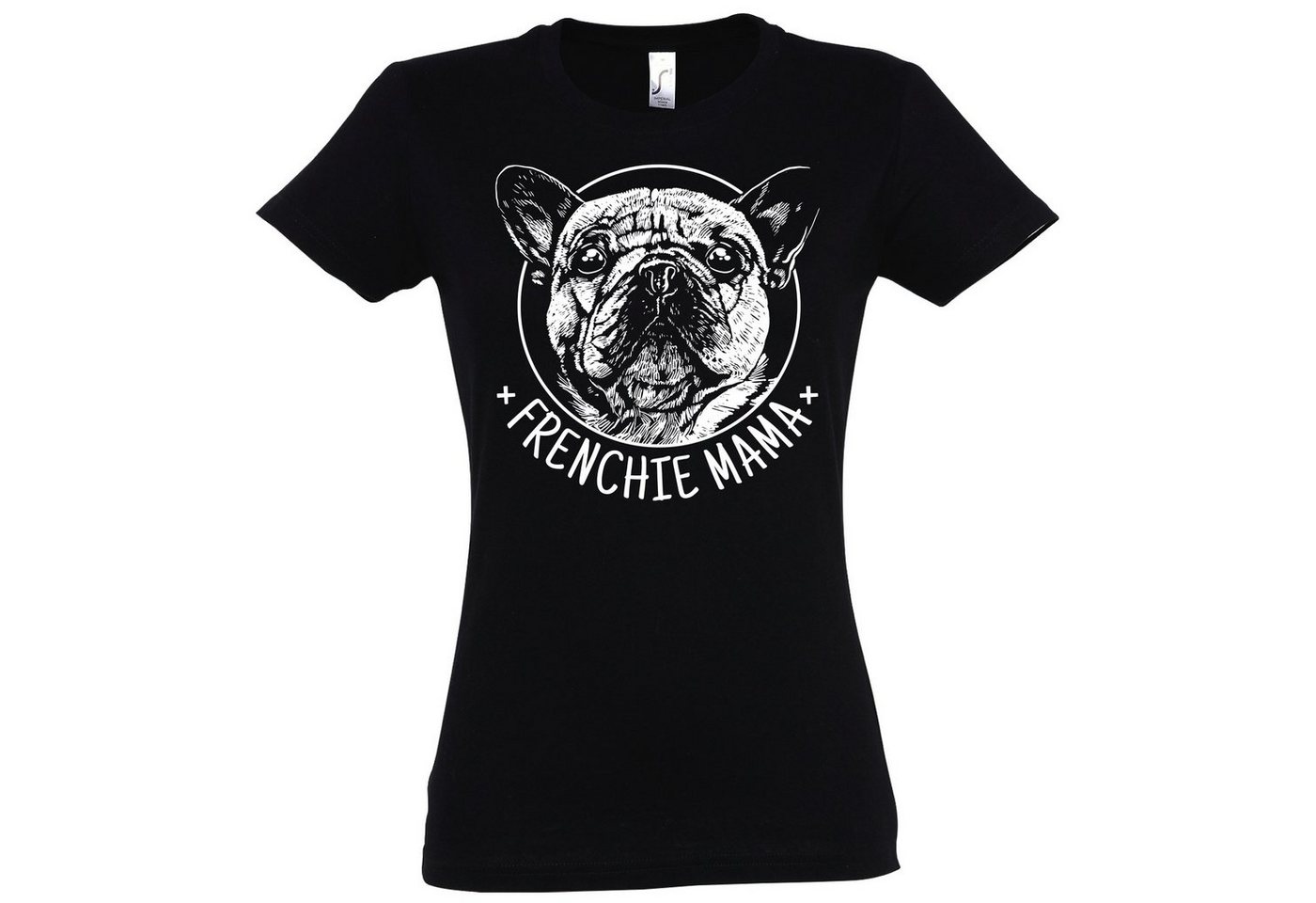 Youth Designz T-Shirt Frenchie Bulldog Mama Damen Shirt Mit modischem Print von Youth Designz