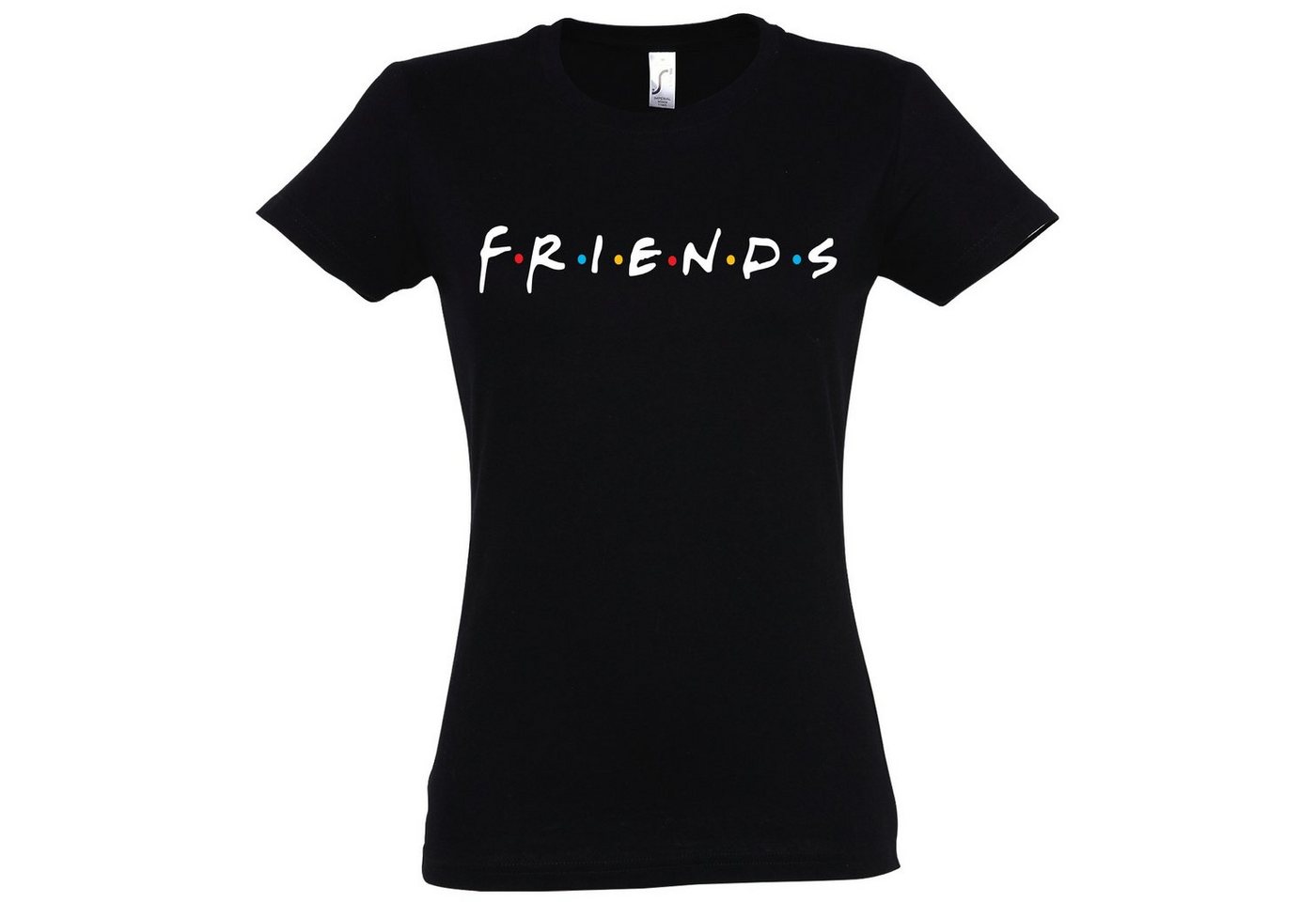 Youth Designz T-Shirt Friends Logo Damen Shirt mit Frontprint, trendiger Spruch von Youth Designz