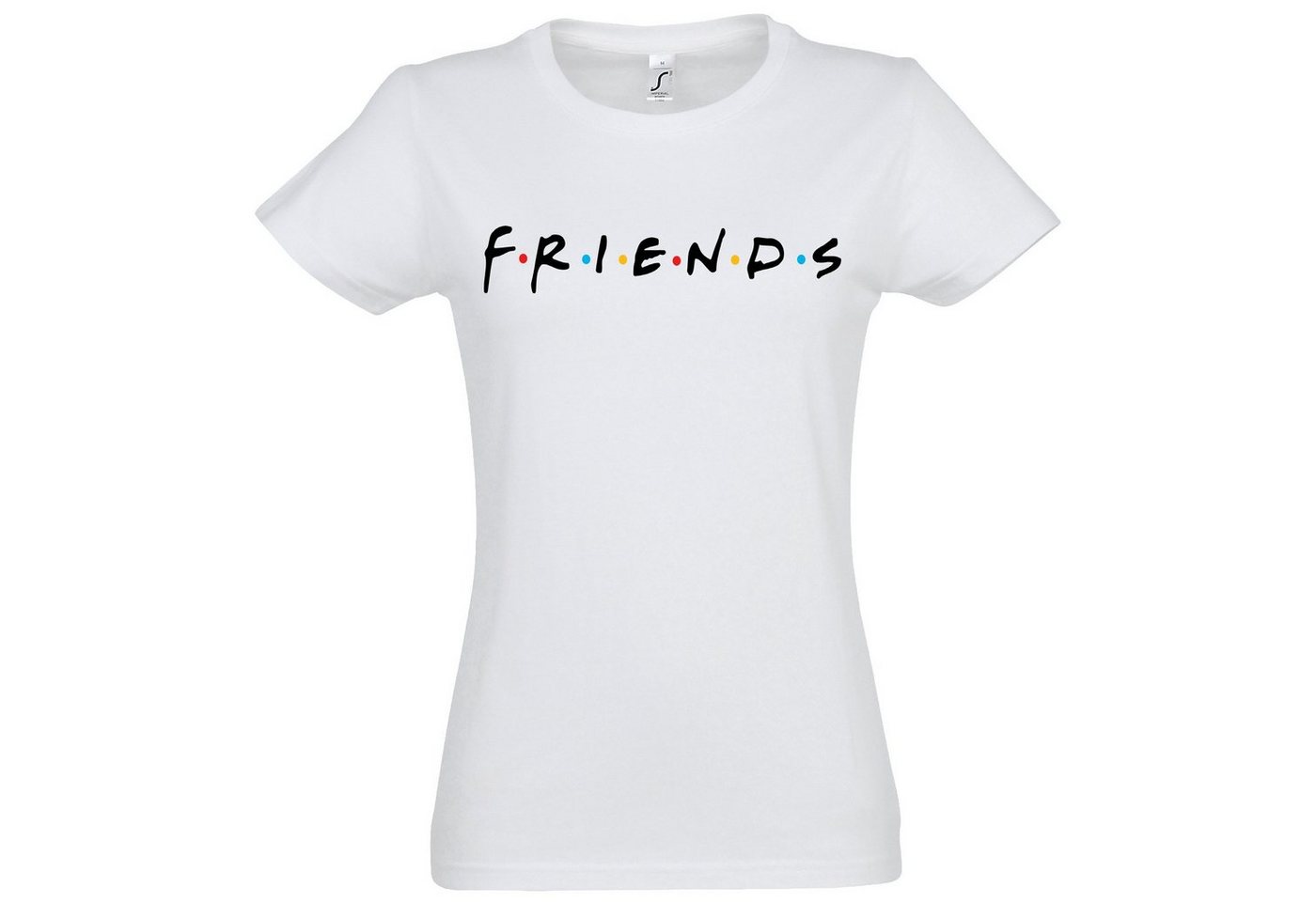 Youth Designz T-Shirt Friends Logo Damen Shirt mit Frontprint, trendiger Spruch von Youth Designz