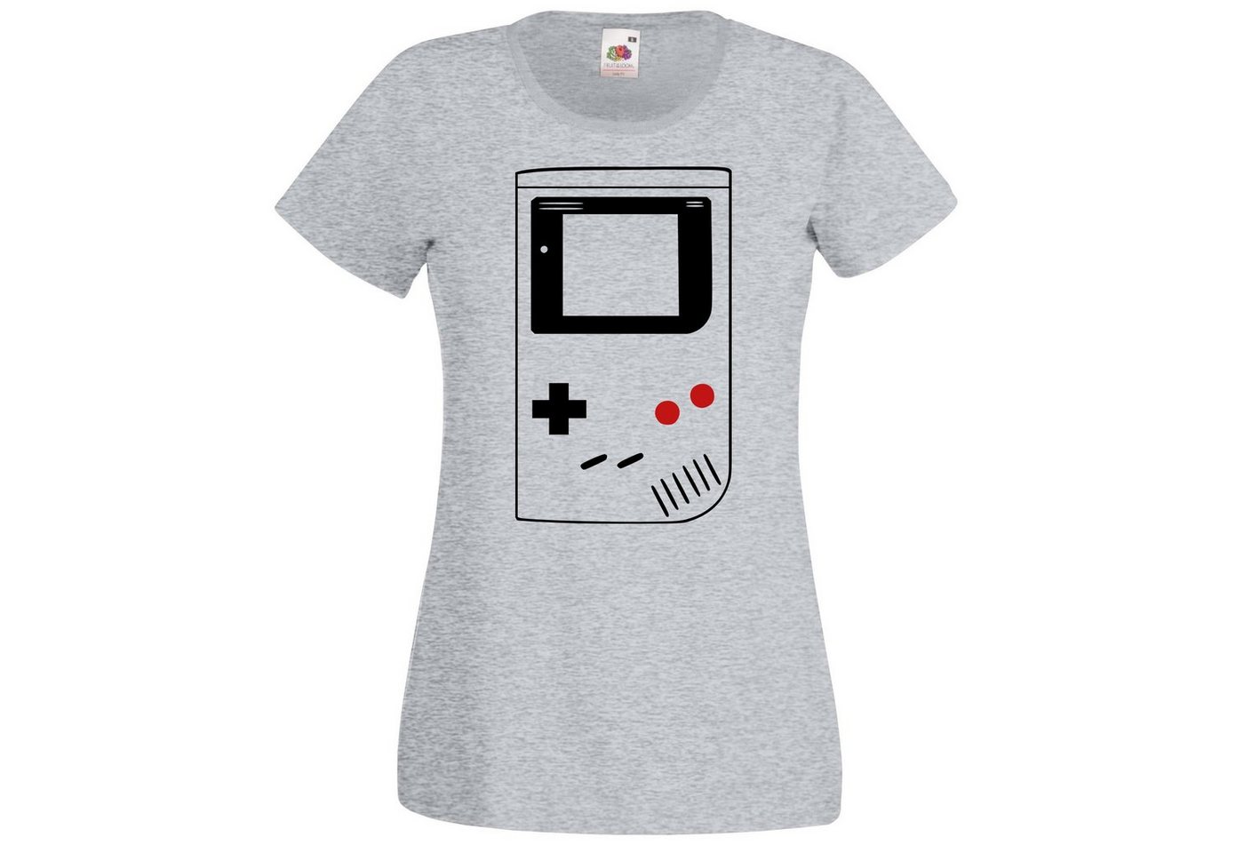 Youth Designz T-Shirt Gameboy Damen T-Shirt mit trendigem Frontprint von Youth Designz