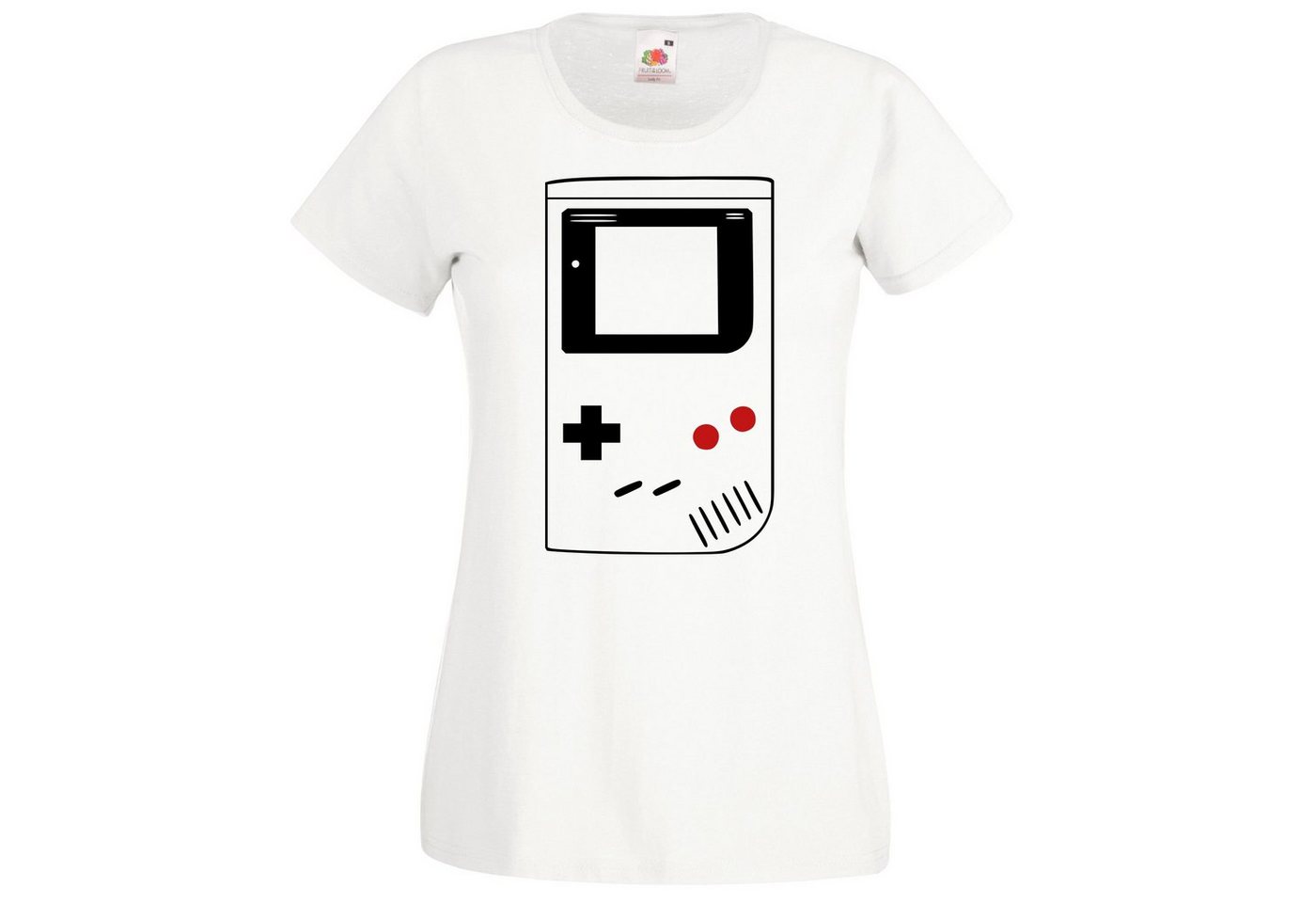 Youth Designz T-Shirt Gameboy Damen T-Shirt mit trendigem Frontprint von Youth Designz