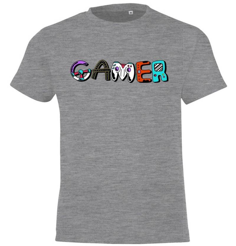 Youth Designz T-Shirt Gamer Kinder Shirt für Jungen und Mädchen mit trendigem Frontprint von Youth Designz