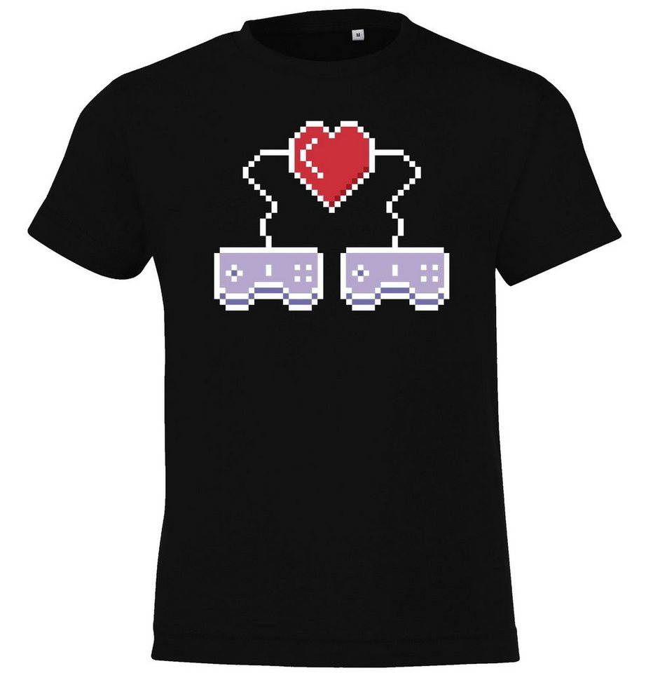 Youth Designz T-Shirt Gamer Lover Kinder T-Shirt für Jungen und Mädchen mit trendigem Frontprint von Youth Designz
