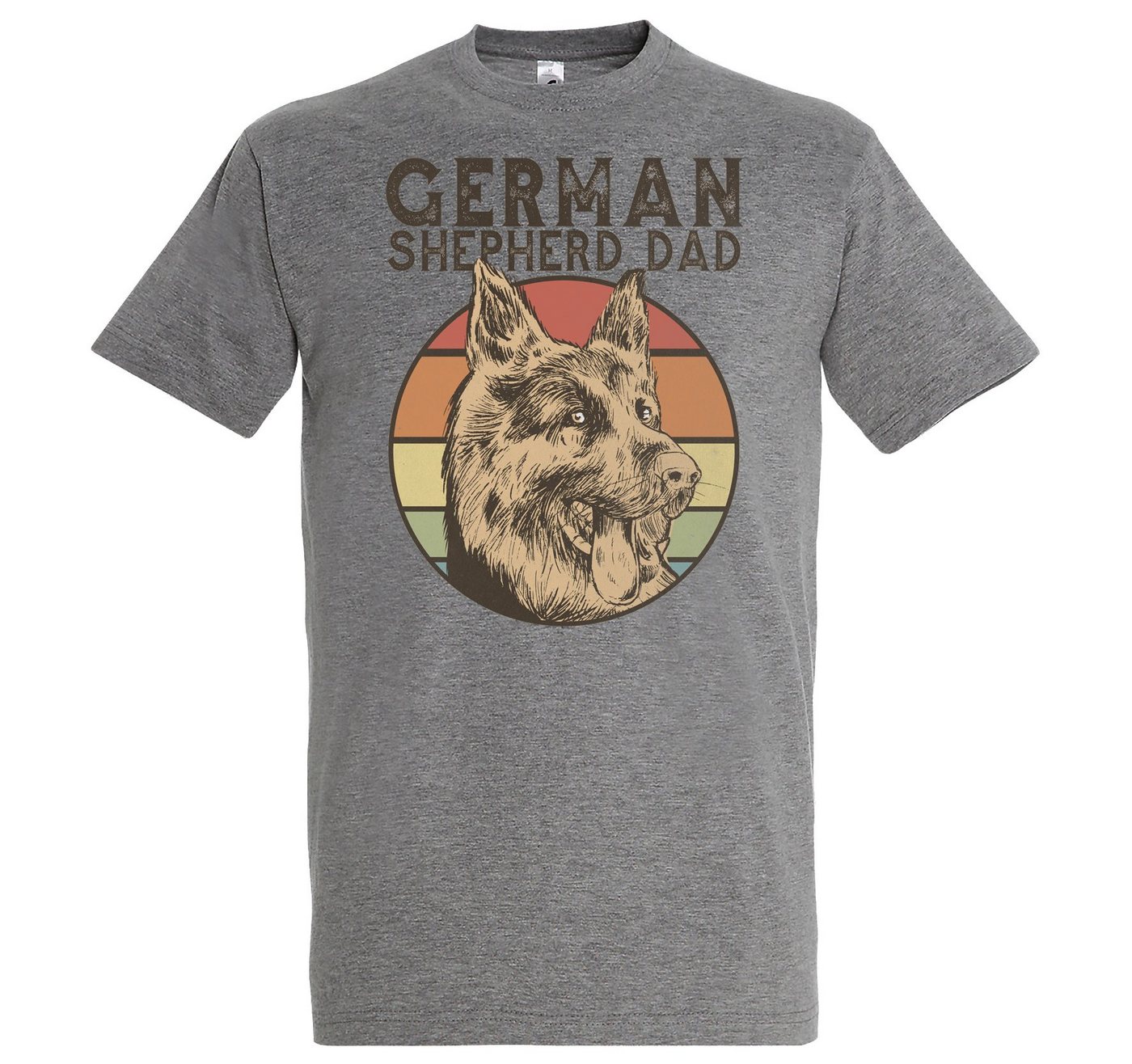 Youth Designz T-Shirt German Shepherd Schäferhund Dad Herren Shirt mit Trendigem Frontdruck von Youth Designz