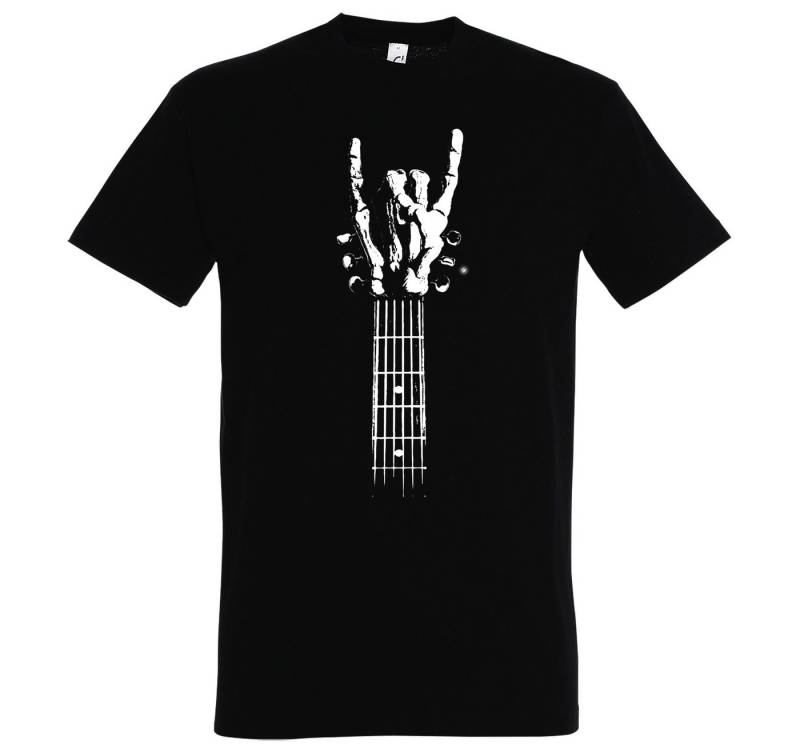 Youth Designz T-Shirt Gitarre Rock Herren Shirt mit trendigem Frontprint von Youth Designz
