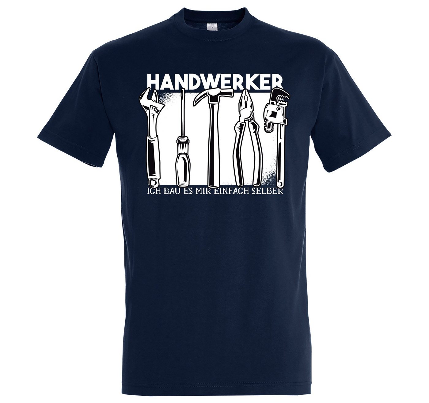 Youth Designz T-Shirt Handwerker Herren Shirt mit lustigem Handwerker Frontmotiv von Youth Designz