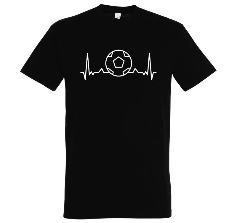 Youth Designz T-Shirt Heartbeat Fußball Herren Shirt von Youth Designz