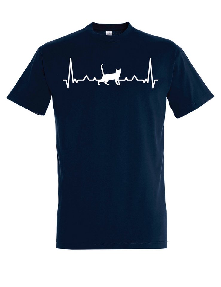 Youth Designz T-Shirt Heartbeat Hund Herren Shirt von Youth Designz