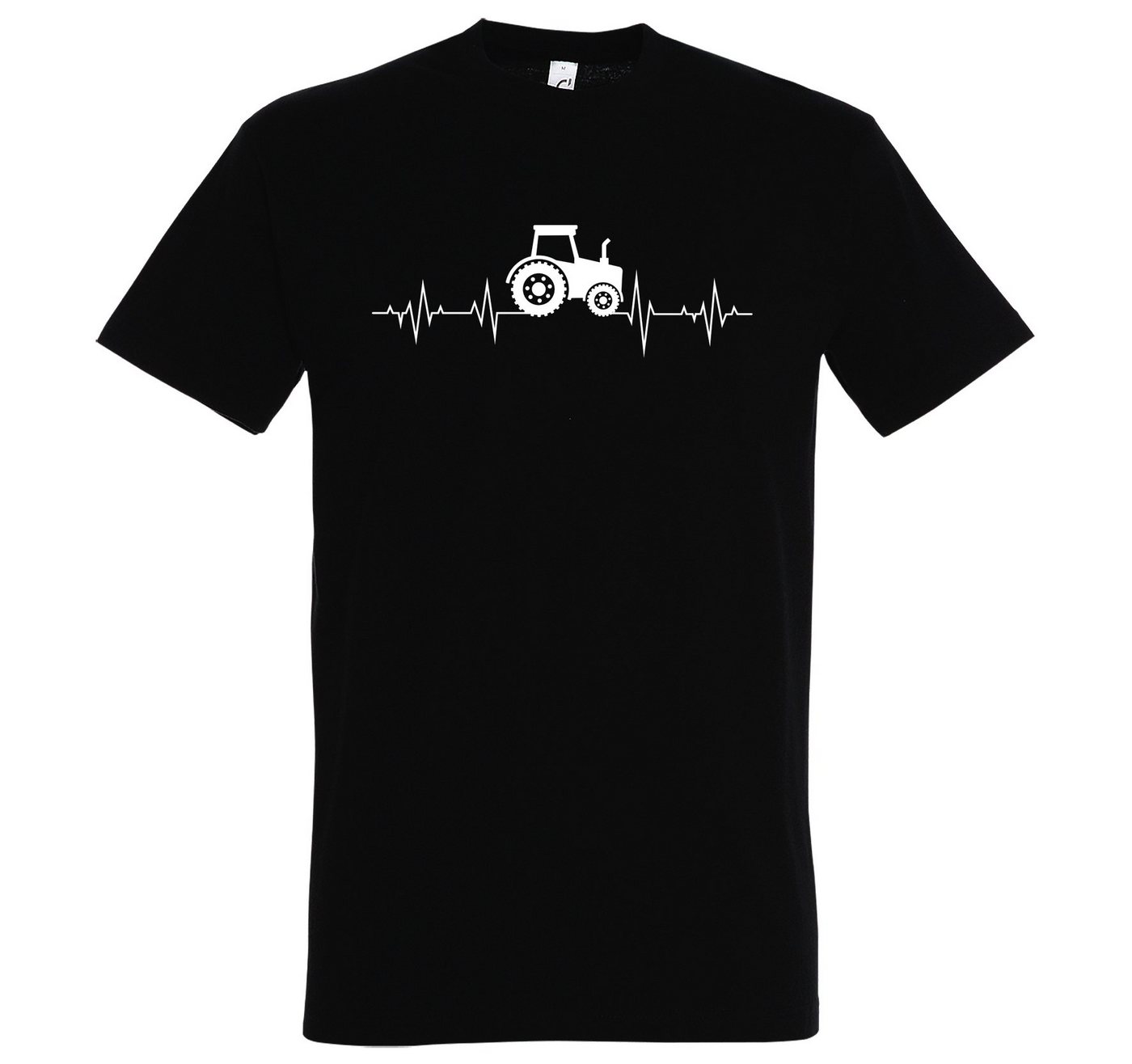 Youth Designz T-Shirt Heartbeat Traktor Herren Shirt mit trendigem Frontprint von Youth Designz