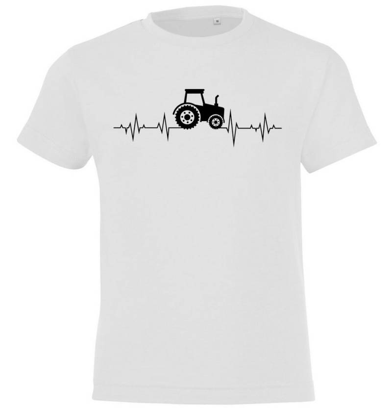 Youth Designz T-Shirt Heartbeat Traktor Kinder Print Shirt für Jungen & Mädchen mit trendigem Frontprint von Youth Designz
