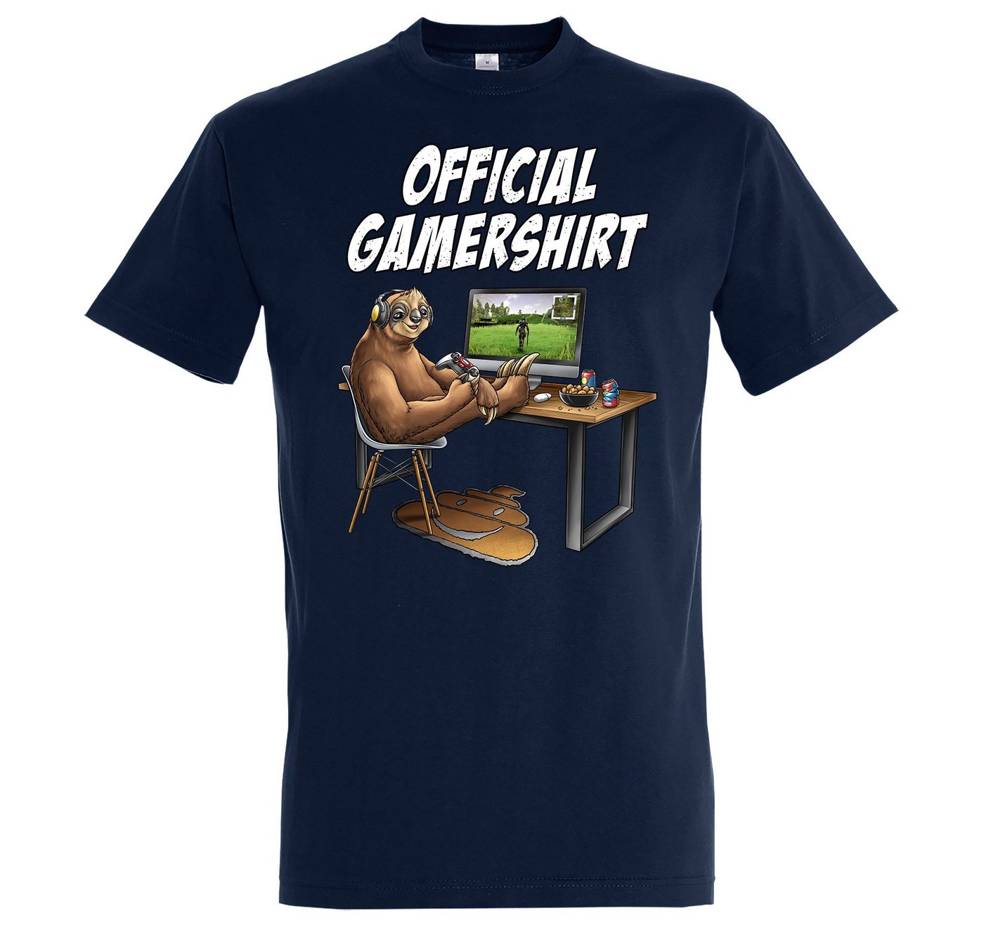 Youth Designz T-Shirt Herren Official Gamershirt mit lustigem Gaming Frontprint Youth Designz T-Shirt Herren Official Gamershirt mit lustigem Gaming Frontprint von Youth Designz