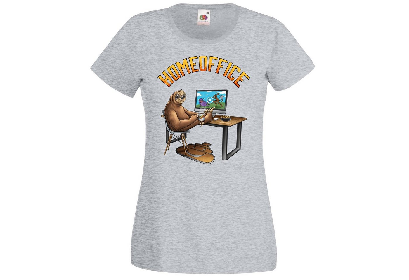 Youth Designz T-Shirt Homeoffice Damen T-Shirt mit lustigem Fun Print Youth Designz T-Shirt Homeoffice Damen T-Shirt mit lustigem Fun Print von Youth Designz