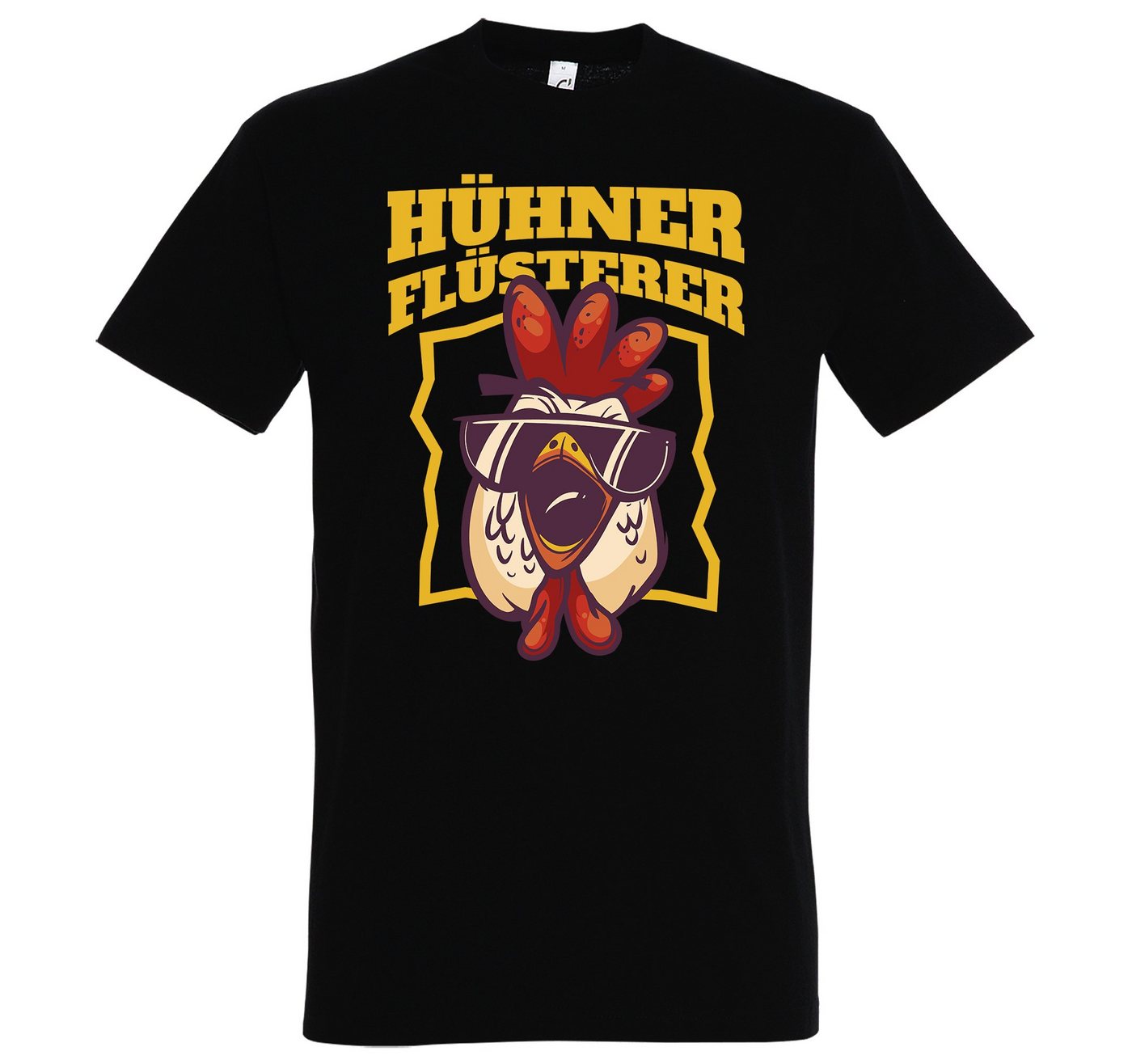 Youth Designz T-Shirt "Hühner Flüsterer" Herren Shirt mit lustigem Frontprint von Youth Designz