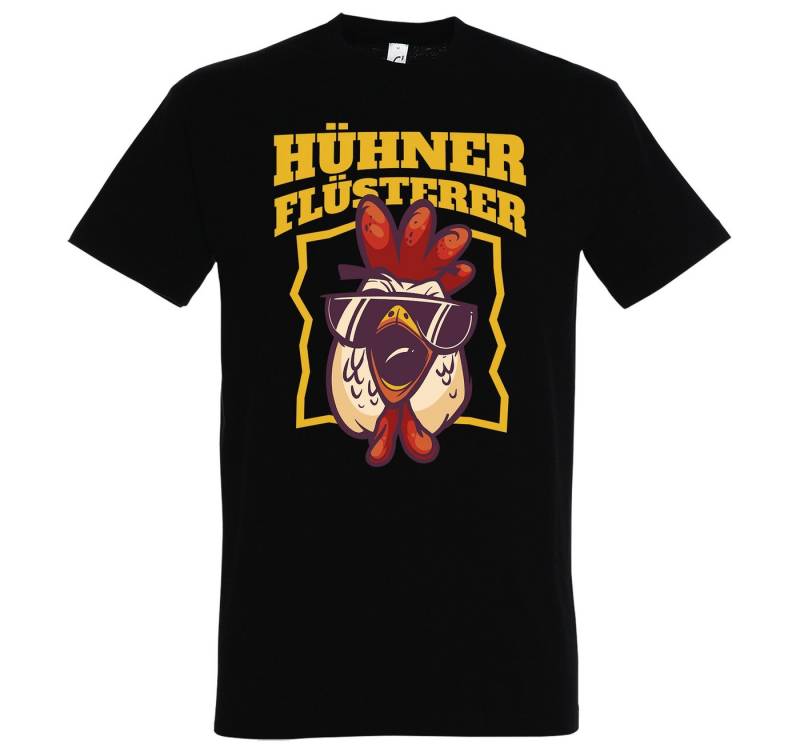 Youth Designz T-Shirt "Hühner Flüsterer" Herren Shirt mit lustigem Frontprint von Youth Designz