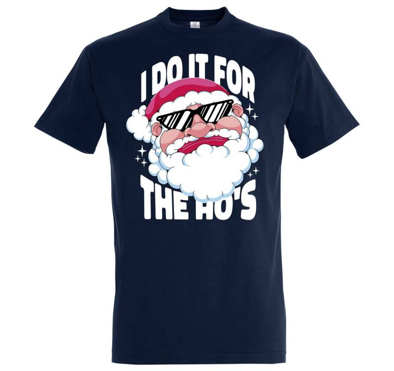 Youth Designz T-Shirt I Do it for the HO's Herren Shirt im Weihnachten Look Youth Designz T-Shirt I Do it for the HO's Herren Shirt im Weihnachten Look von Youth Designz
