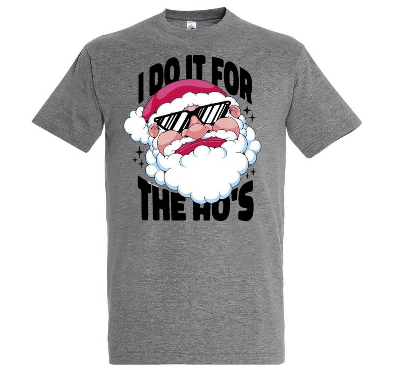 Youth Designz T-Shirt I Do it for the HO's Herren Shirt im Weihnachten Look von Youth Designz