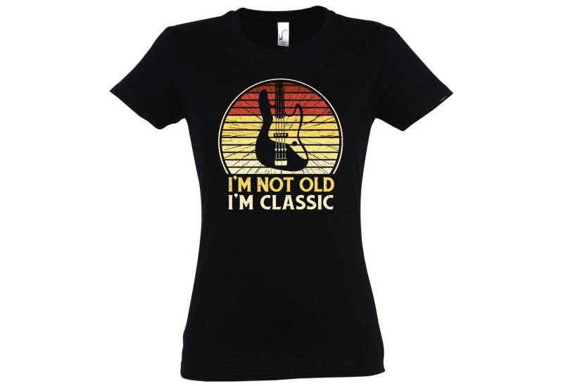 Youth Designz T-Shirt "I´m Not Old, I´m Classic" Bass Damen Shirt mit trendigem Frontprint von Youth Designz