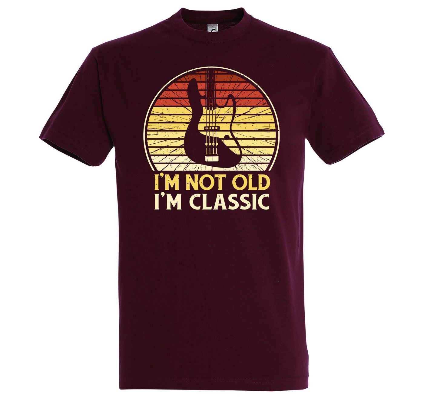 Youth Designz T-Shirt I´m Not Old, I´m Classic" Bass Herren Shirt mit trendigem Frontprint" von Youth Designz