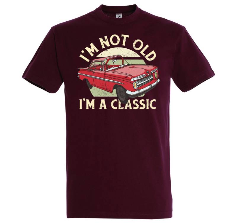 Youth Designz T-Shirt I'm not OLD I'm a CLASSIC Herren T-Shirt mit Trendigem Frontdruck von Youth Designz