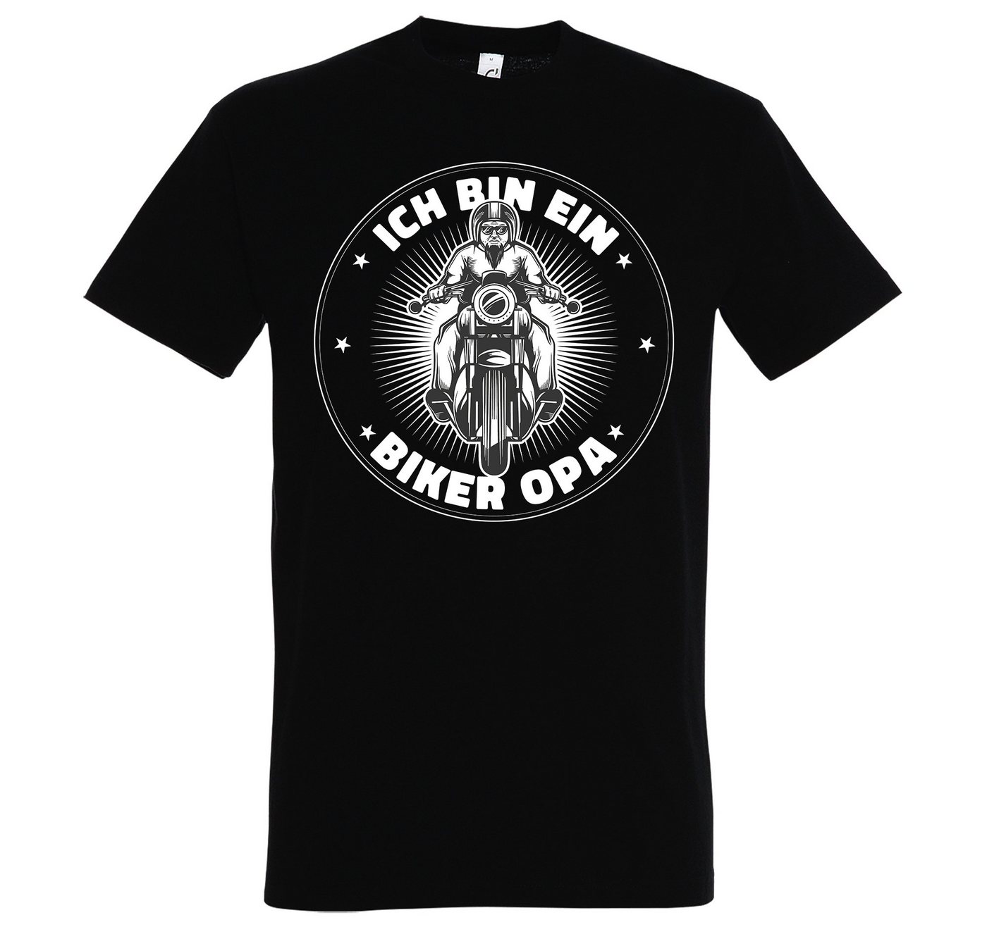 Youth Designz T-Shirt "Ich Bin Ein Biker Opa" Herren Shirt mit trendigem Frontprint von Youth Designz