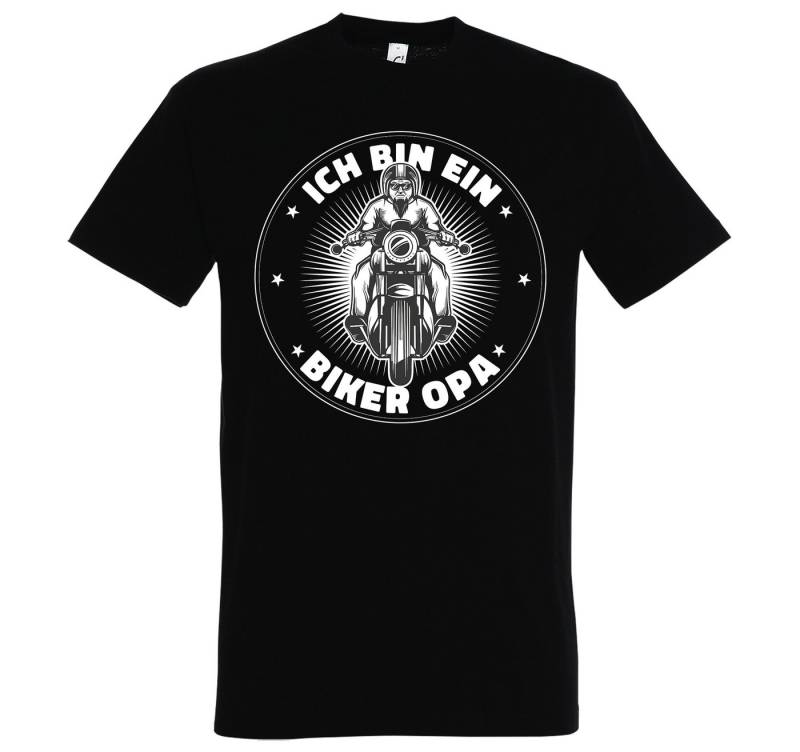 Youth Designz T-Shirt "Ich Bin Ein Biker Opa" Herren Shirt mit trendigem Frontprint von Youth Designz