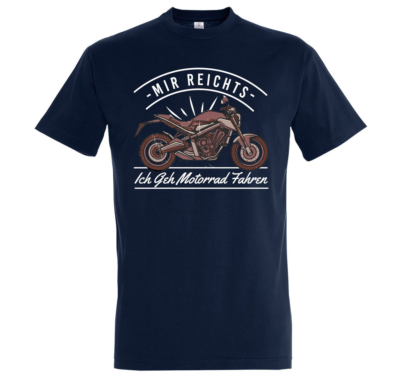 Youth Designz T-Shirt Ich Geh Motorrad Fahren Herren Shirt mit lustigem Frontprint Youth Designz T-Shirt Ich Geh Motorrad Fahren Herren Shirt mit lustigem Frontprint von Youth Designz