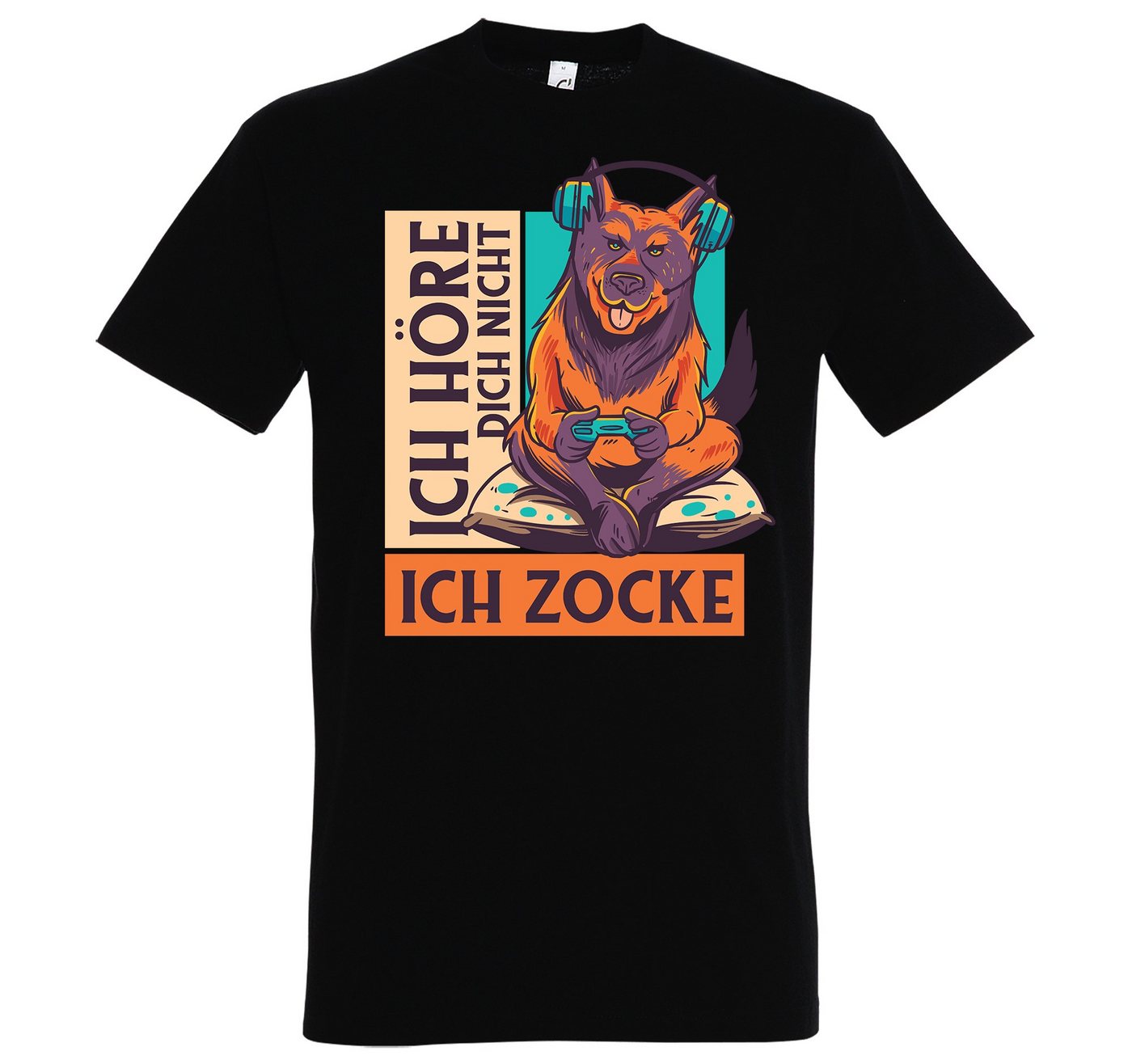 Youth Designz T-Shirt "Ich Höre Dich Nicht, Ich Zocke" Herren Shirt mit trenigdem Frontprint von Youth Designz