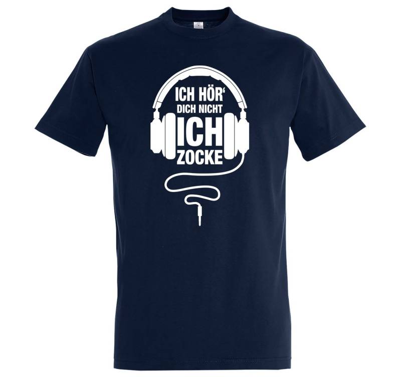 Youth Designz T-Shirt Ich Zocke Herren Shirt mit lustigem Zocker Frontprint von Youth Designz