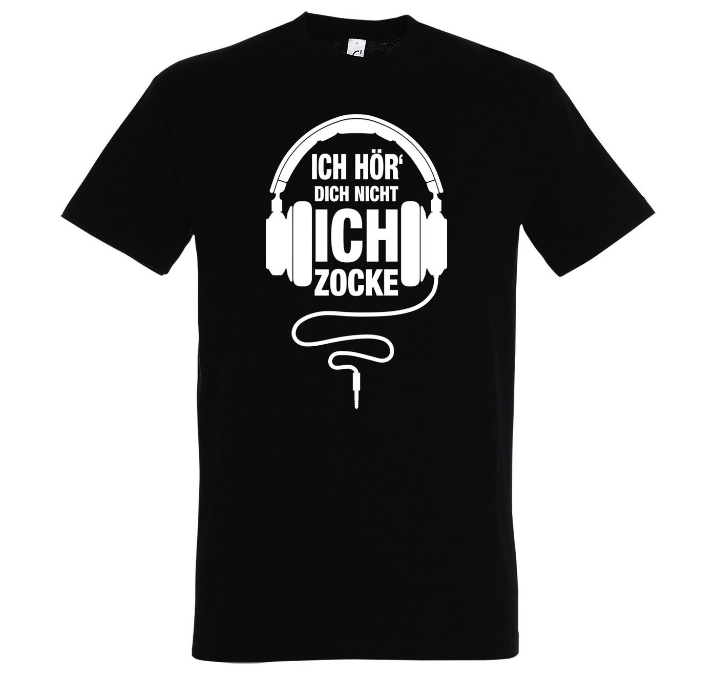 Youth Designz T-Shirt Ich Zocke Herren Shirt mit lustigem Zocker Frontprint von Youth Designz