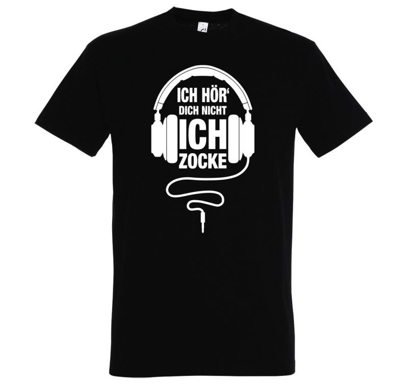 Youth Designz T-Shirt Ich Zocke Herren Shirt mit lustigem Zocker Frontprint von Youth Designz