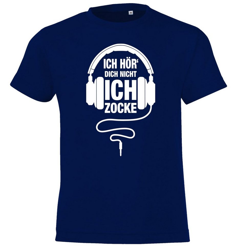 Youth Designz T-Shirt Ich Zocke Kinder Shirt mit lustigem Gamer Frontprint von Youth Designz