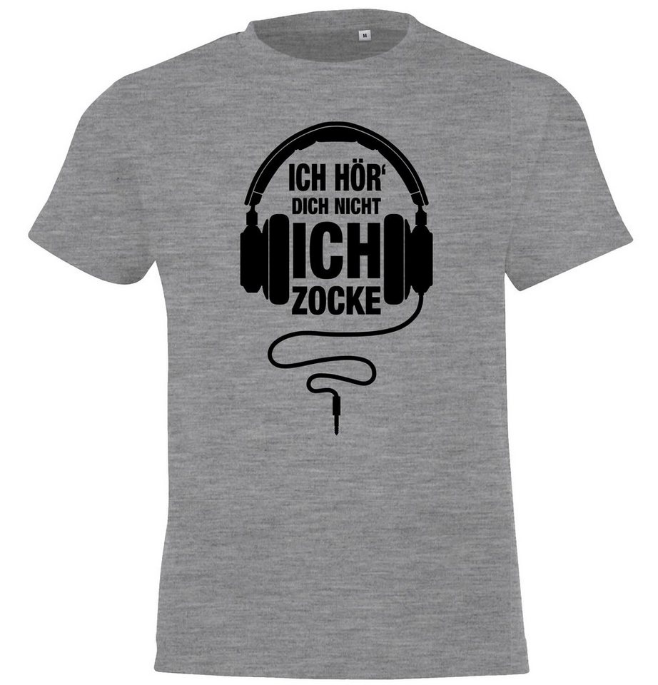 Youth Designz T-Shirt Ich Zocke Kinder Shirt mit lustigem Gamer Frontprint von Youth Designz