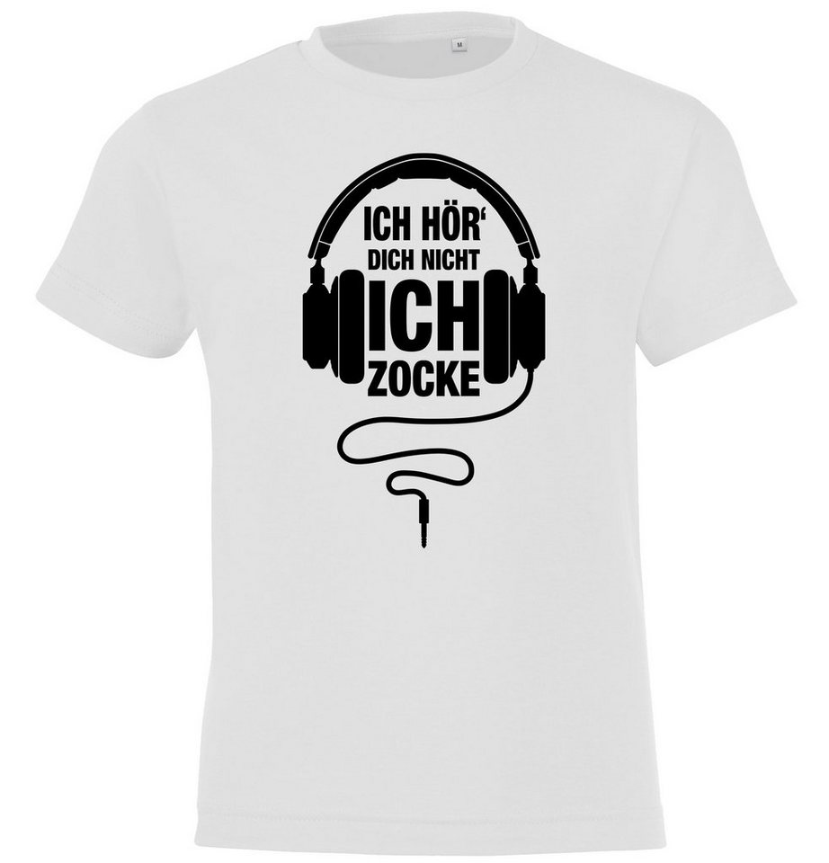 Youth Designz T-Shirt Ich Zocke Kinder Shirt mit lustigem Gamer Frontprint von Youth Designz