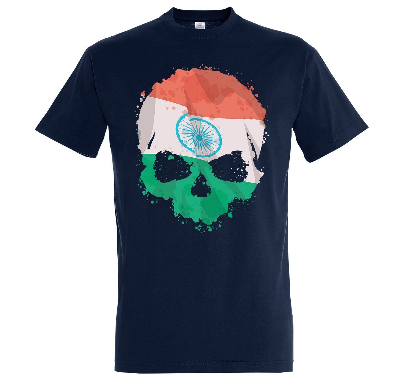 Youth Designz T-Shirt Indien Totenkopf Schädel Herren Shirt mit trendigem Frontprint von Youth Designz